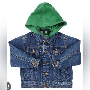 John Deere (Vintage y2k Blue Denim/Jean Hooded)